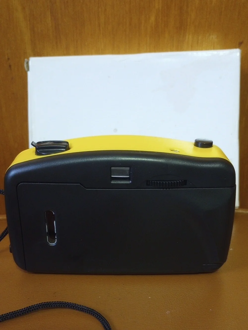 Lifelong Vintage Yellow & Black 35 mm Film Camera, Box & Paperwork, Untested
